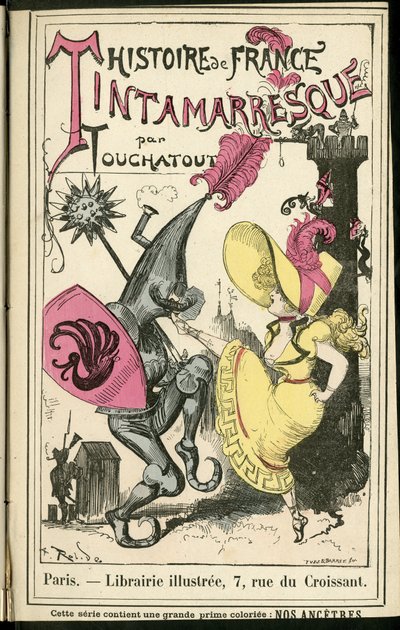 رسم توضيحي لألبرت روبيدا (1848-1926) في Histoire de France tintamarresque، كاليفورنيا. 1880 - التاريخ والرقص بواسطة ألبرت روبيدا