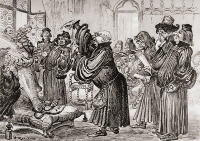 Le Sophiste feut introduict et commença sa harangue en toussant أو The Sophist تم تقديمه وبدأ حديثه بالسعال. بواسطة ألبرت روبيدا
