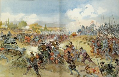 الحرب الإيطالية التاسعة (1542-1546): معركة الكرز (إيطاليا) بواسطة ألبرت روبيدا
