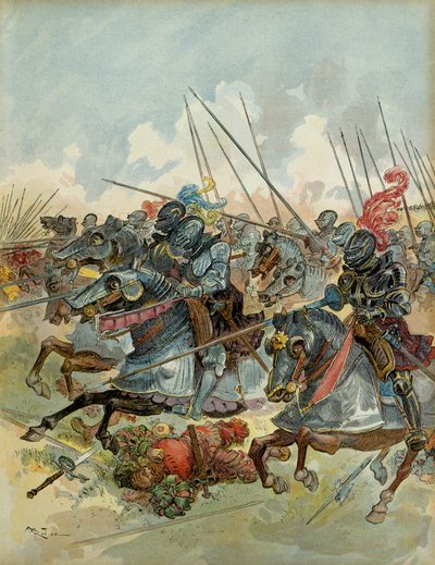 Sixth Italian War (1521-1526): Battle of Pavia (Italy), February 24 بواسطة ألبرت روبيدا