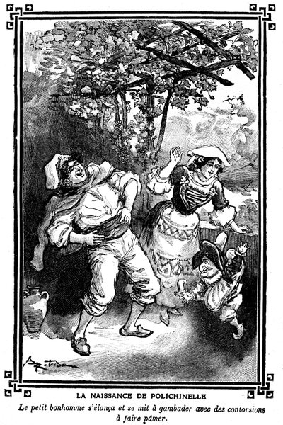 ولادة بوليشينيل. رسم لألبرت روبيدا (1848-1926) في كتاب قراءات الأطفال 1920-1930. بواسطة ألبرت روبيدا
