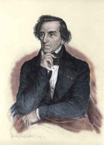 صورة لجياكومو مييربير (1791-1864) ، الملحن الألماني. رسم ألبرت روزنتال بواسطة ألبرت روزنتال