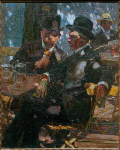 في حديقة البيرة بواسطة Albert Weisgerber
