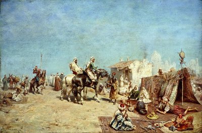 مخيم عربي ، بواسطة البرتو باسيني