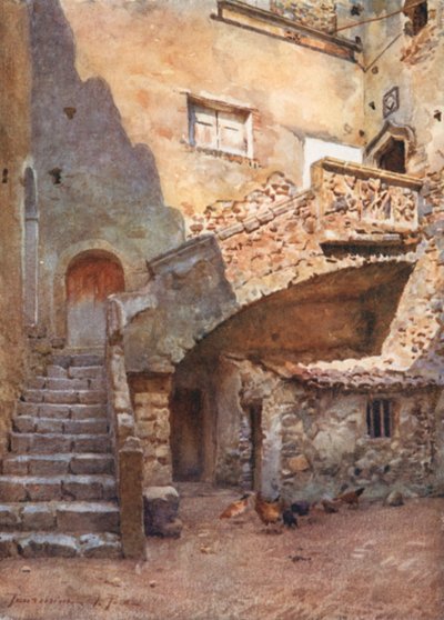 فناء Palazzo Corvaia ، تاورمينا بواسطة ألبرتو بيزا