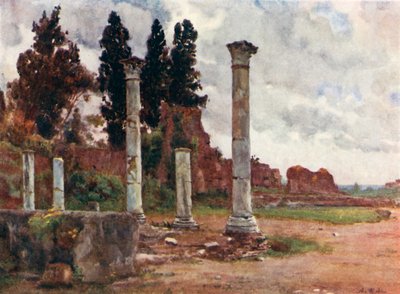 مكتبة بيت دوميتيان على Palatine بواسطة ألبرتو بيزا