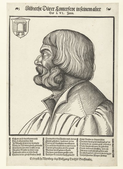 صورة لألبرشت دورر (1471-1528) بواسطة ألبريشت (بعد) Durer أو Duerer