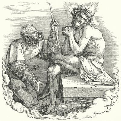 صفحة العنوان من The Large Passion بواسطة Albrecht Durer ، تصور الأيام الأخيرة للمسيح على الأرض (نقش) بواسطة ألبريشت (بعد) Durer أو Duerer