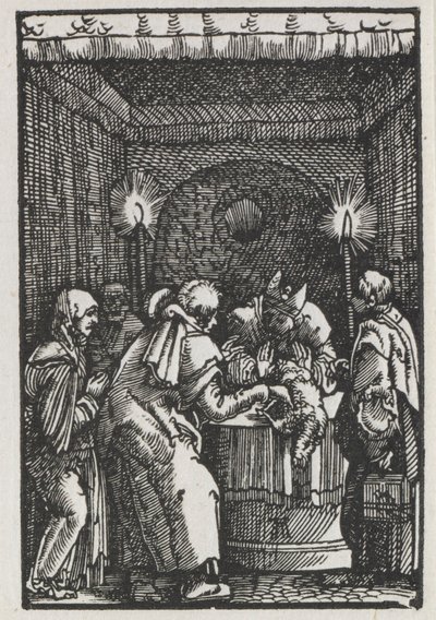 سقوط وفداء الإنسان: عرض يواكيم الذي رفضه رئيس الكهنة ، ج. 1515. بواسطة ألبريشت التدورفر