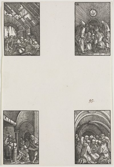 سقوط وفداء الإنسان ، ج. 1515. بواسطة ألبريشت التدورفر
