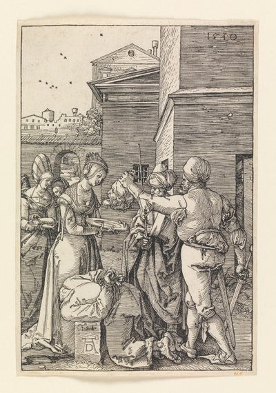 قطع رأس يوحنا المعمدان بواسطة Albrecht Dürer