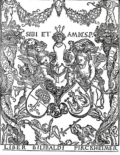 كتاب من ويليبالد بيركهايمر ، c1502-1503 ، 1906 بواسطة ألبريشت دورر