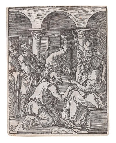المسيح مُتوج بالأشواك ، من سلسلة The Small Passion ، حوالي 1509-1511. بواسطة ألبريشت دورر