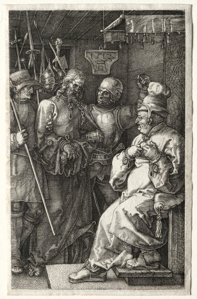 المسيح قبل Caiaphas ، 1512. بواسطة ألبريشت دورر