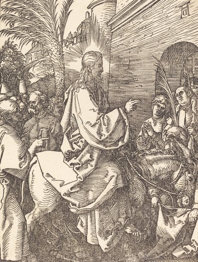دخول المسيح إلى أورشليم ، على الأرجح ج. 15091510. بواسطة ألبريشت دورر