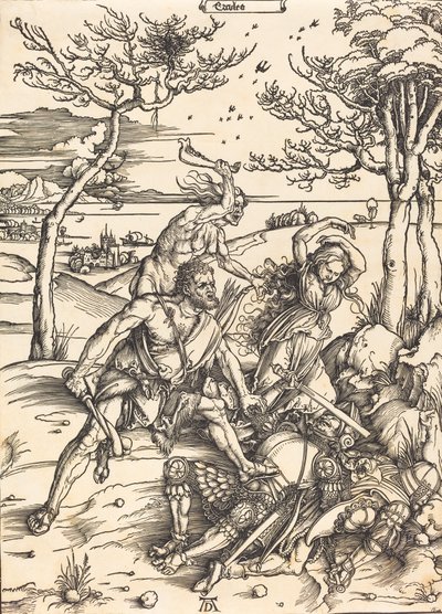 هرقل قهر Cacus Hercules ، ج. 1496 بواسطة ألبريشت دورر