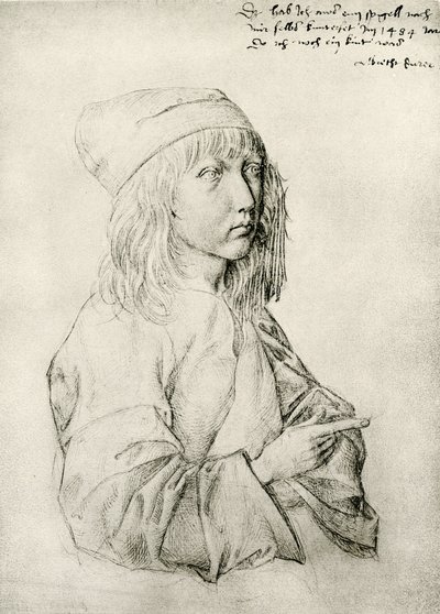 صورة ذاتية لدورر البالغة من العمر ثلاثة عشر عامًا بواسطة Albrecht Dürer