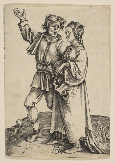 الفلاح وزوجته ، كاليفورنيا. 1497. بواسطة ألبريشت دورر