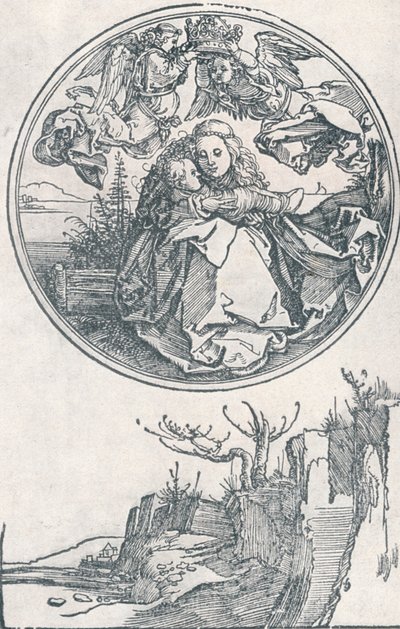 توجت العذراء بملائكين ، c1515 1906. بواسطة ألبريشت دورر