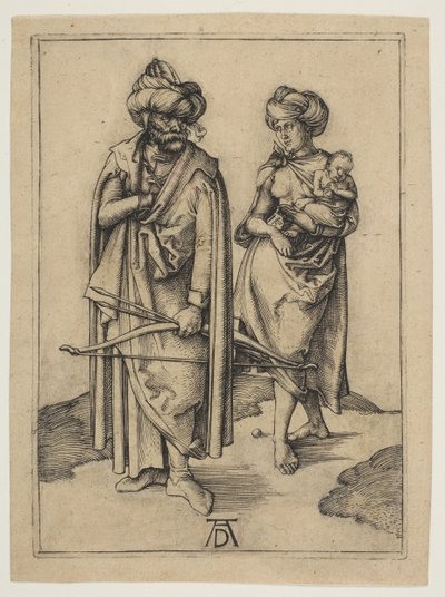 الأسرة التركية ، كاليفورنيا. 1496. بواسطة ألبريشت دورر