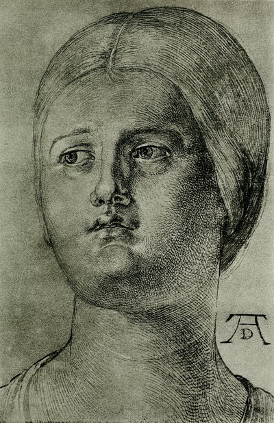 رأس امرأة البندقية بواسطة Albrecht Dürer