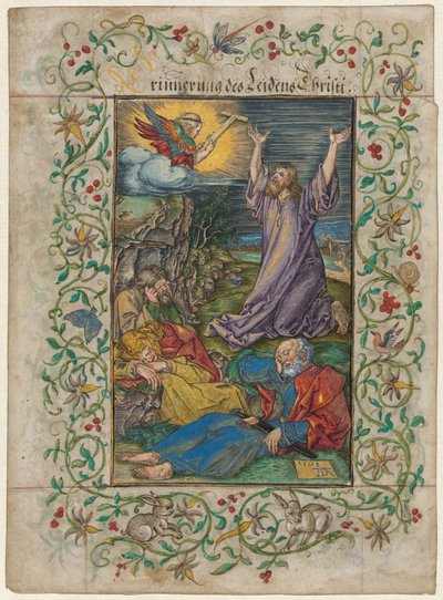 المسيح على جبل الزيتون بواسطة Albrecht Dürer and Georg Mack the Elder