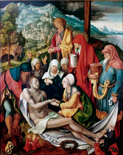 لوحة ترسب لألبريشت دورر (1471-1528) 1500 تقريبًا. خافت. 151x121 سم ميونيخ ، Alte Pinakothek بواسطة ألبريشت دورر