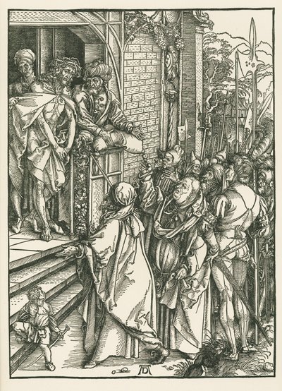 Ecce Homo، حوالي عام 1498 (نقش خشبي) بواسطة ألبريشت دورر أو ديرير