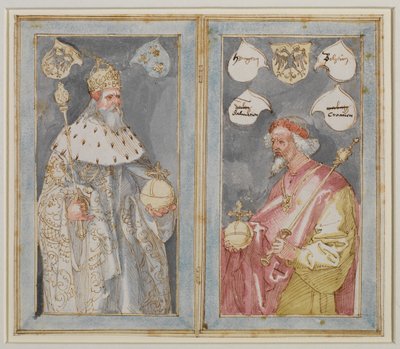 الأباطرة شارلمان و Sigismund ، 1507-1510 حوالي بواسطة ألبريشت دورر