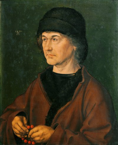 Portrait of the Father (Wood Painting بواسطة ألبريشت دورر