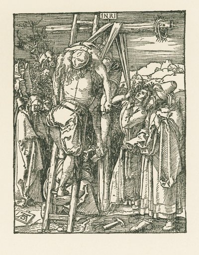 النزول من الصليب، حوالي 1509-1509 (نقش خشبي) بواسطة ألبريشت دورر أو ديرير