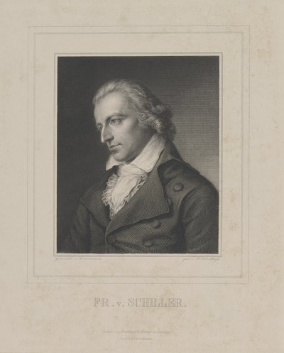 صورة فريدريش فون شيلر 1759-1805 ، ج. 1840 بواسطة ألبريشت فورشتيغوت شولثيس