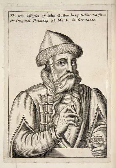 جون جوتنبرج ، من تمارين Mechanick: أو عقيدة الأعمال اليدوية المطبقة على فن الطباعة ، الحانة. 1683 بواسطة Albrecht after Mentz