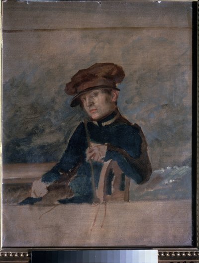 تصوير شخصي. عمل الكسندر الكسندرييفيتش ايفانوف (1806-1858) ، زيت على ورق بواسطة ألكسندر أندرييفيتش إيفانوف