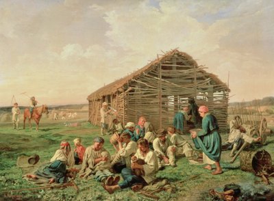 الراحة خلال Haying ، 1861 بواسطة ألكسندر إيفانوفيتش موروزوف