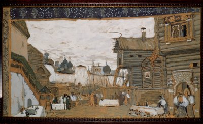 مجموعة تحضيرية لأوبرا بسكوف مايدن بريمسكي كورساكوف (ريمسكي كورساكوف) (1844-1908). بواسطة ألكسندر ياكوفليفيتش جولوفين