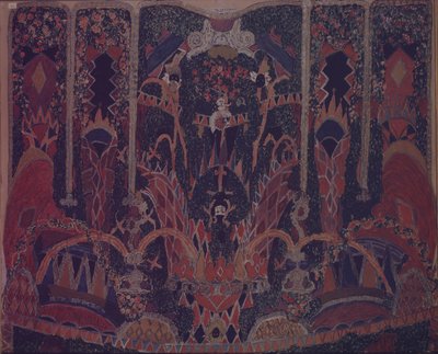 تصميم ستارة Masquerade المسرحية المسرحية The Masquerade من قبل M. Lermontov ، 1917 بواسطة ألكسندر ياكوفليفيتش جولوفين