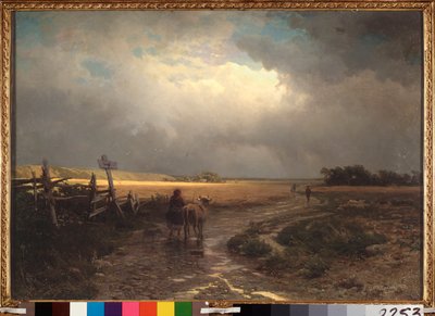 الذوبان (الذوبان) - رسم أليكسي كوندراتيفيتش سافراسوف (سافراسوف) (1830-1897) ، زيت على قماش. بواسطة أليكسي كوندراتيفيتش سافراسوف