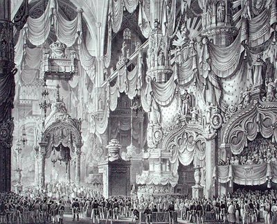 تتويج فرديناند الأول (1793-1875) في كاتدرائية ميلانو بواسطة أليساندرو (بعد) سانكيريكو