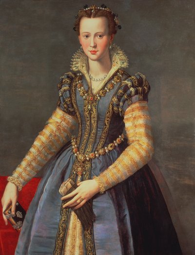 ماري دي ميديشي (1573-1642) ، زوجة هنري الرابع من فرنسا (1553-1610) (لوحة) بواسطة اليساندرو ألوري