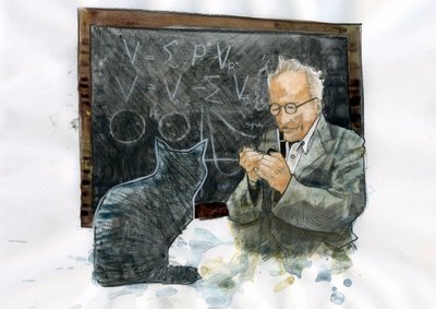 صورة شخصية لإروين شرودنجر (1887-1961) (صورة شخصية لإروين إروين شرودنجر) بواسطة أليساندرو لوناتي