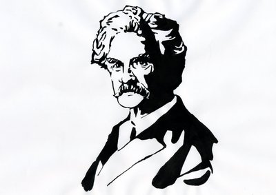 صورة مارك توين (1835-1910) بواسطة أليساندرو لوناتي