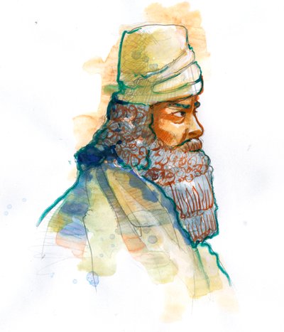 تمثيل زرادشت أو زرادشت مؤسس الزرادشتية (زرادشت أو زرادشت مؤسس الزرادشتية) بواسطة أليساندرو لوناتي