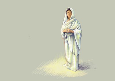 الآثار الرومانية: تمثيل السيدة الرومانية - رسم أليساندرو لوناتي بواسطة أليساندرو لوناتي