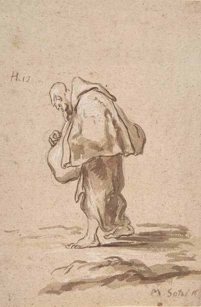 راهب الحاج الدائم. ، ح. 1705-20. بواسطة اليساندرو ماجناسكو