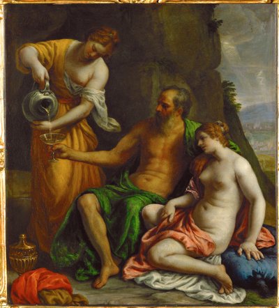 لوط وبناته بواسطة اليساندرو تورشي