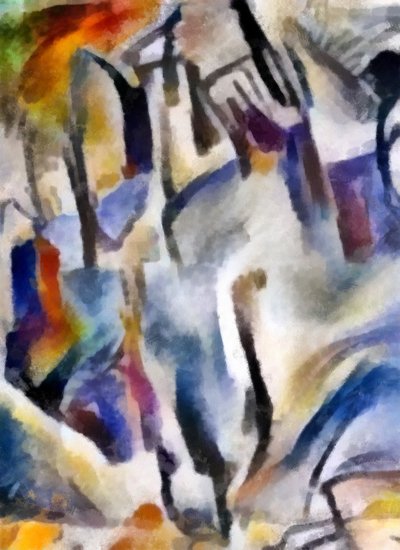 غابة ثلجية ، 2016 ، بواسطة Alex Caminker