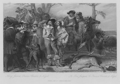 الملك جيمس والأمير تشارلز ونايجل (نقش) بواسطة ألكسندر تشيشولم