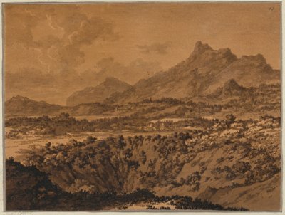 المناظر الطبيعية الجبلية مع أجوف بواسطة ألكسندر كوزينز