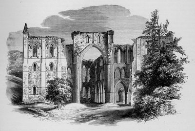 جوقة ، من الشمال ، دير Rievaulx ، c1880 ، 1897 بواسطة ألكسندر فرانسيس ليدون